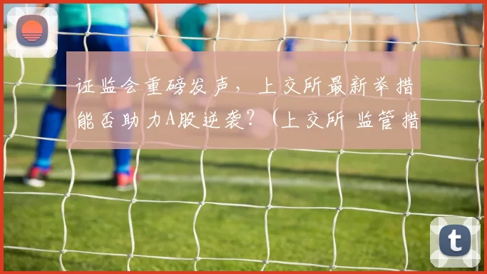 证监会重磅发声，上交所最新举措能否助力A股逆袭？(上交所 监管措施)